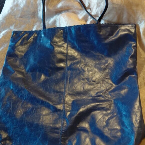 Latico Blue Leather Tote Bag - Picture 4 of 4